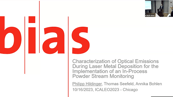 Characterization of Optical Emissions During Laser Metal Deposition for the Implementation of an In-Process Powder Stream Monitoring