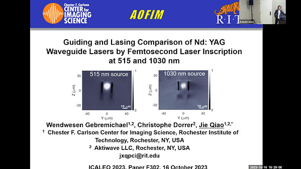 Guiding and Lasing Comparison of Nd: YAG Waveguide Lasers by Femtosecond Laser Inscription at 515 and 1030 NM