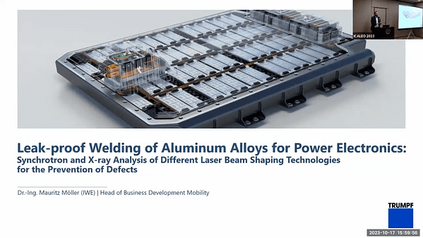 Welding of Cast Aluminum Alloys for Power Electronics: In-Situ Synchrotron X-Ray Analysis of Different Laser Beam Shaping Technologies for the Prevention of Defects