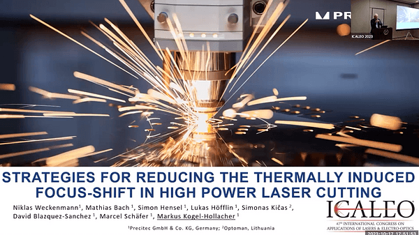 Strategies for Reducing the Thermally Induced Focus-shift in High Power Laser Cutting