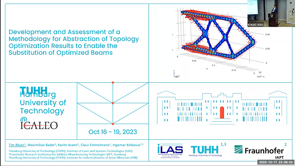 Development and Assessment of a Methdology for Abstraction of Topology Optimization Results to Enable the Substitution of Optimized Beams