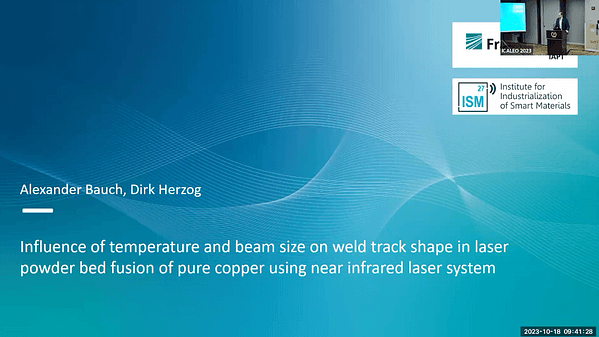 Influence of Temperature and Beam Size on Weld Track Shape in Laser Powder Bed Fusion of Pure Copper Using Near-Infrared Laser System