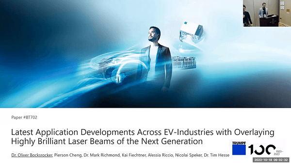 Latest Application Developments Across EV-Industries with Overlaying Highly Brilliant Laser Beams of the Next Generation