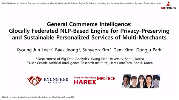 General Commerce Intelligence: Glocally Federated NLP-Based Engine for Privacy-Preserving and Sustainable Personalized Services of Multi-Merchants