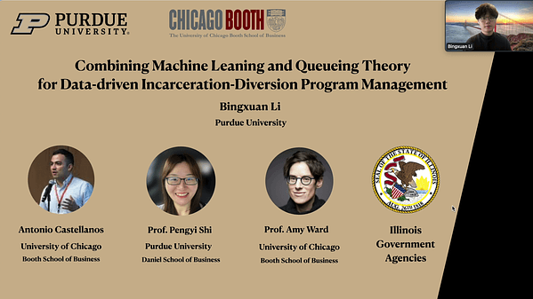 Combining Machine Learning and Queueing Theory for Data-Driven Incarceration-Diversion Program Management | VIDEO