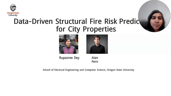 Data-Driven Structural Fire Risk Prediction for City Properties