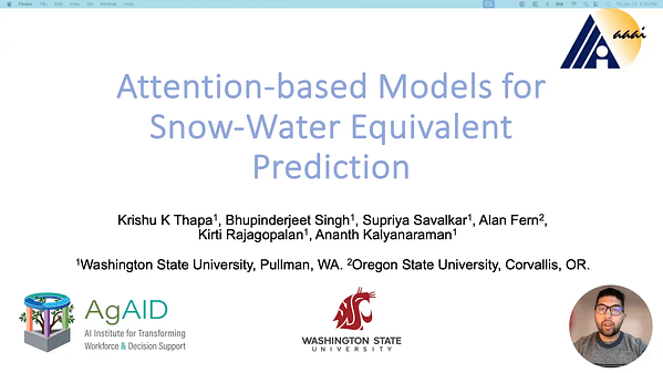 Attention-Based Models for Snow-Water Equivalent Prediction | VIDEO