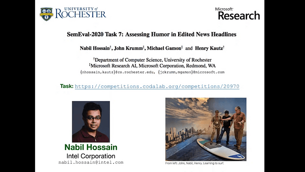 Assessing Humor in Edited News Headlines