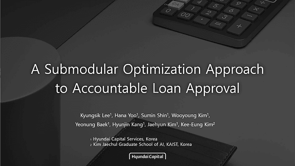 A Submodular Optimization Approach to Accountable Loan Approval