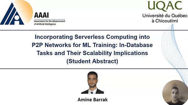Incorporating Serverless Computing into P2P Networks for ML Training: In-Database Tasks and Their Scalability Implications (Student Abstract)