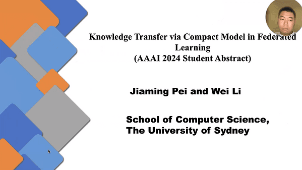 Knowledge Transfer via Compact Model in Federated Learning (Student Abstract)