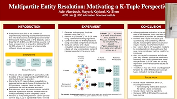 Multipartite Entity Resolution: Motivating a K-Tuple Perspective (Student Abstract)