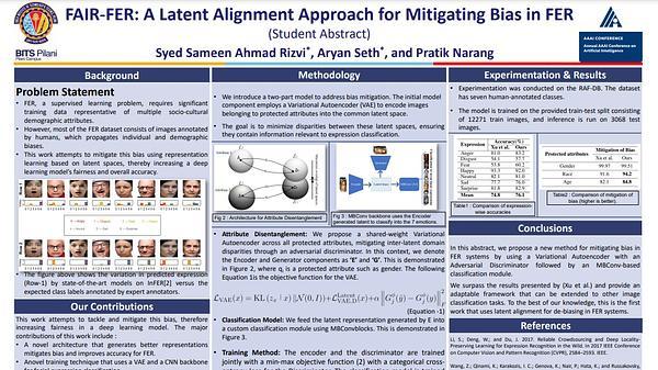 FAIR-FER: A Latent Alignment Approach for Mitigating Bias in Facial Expression Recognition (Student Abstract)