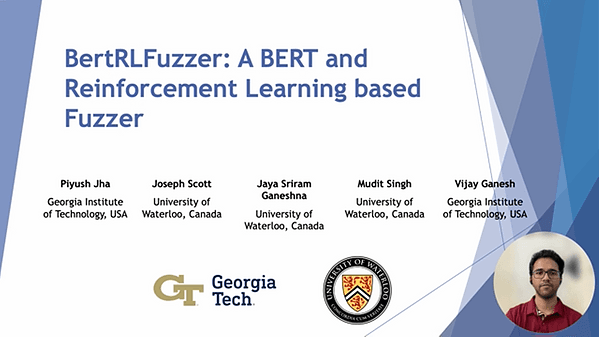 BertRLFuzzer: A BERT and Reinforcement Learning Based Fuzzer (Student Abstract)