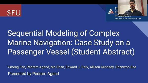 Sequential Modeling of Complex Marine Navigation: Case Study on a Passenger Vessel (Student Abstract)