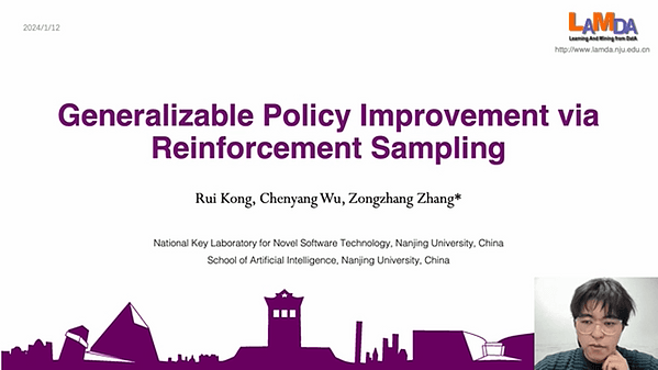 Generalizable Policy Improvement via Reinforcement Sampling (Student Abstract)