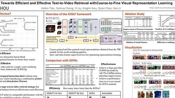 Towards Efficient and Effective Text-to-Video Retrieval with Coarse-to-Fine Visual Representation Learning