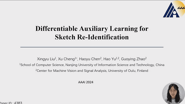 Differentiable Auxiliary Learning for Sketch Re-identification