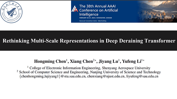 Rethinking Multi-Scale Representations in Deep Deraining Transformer