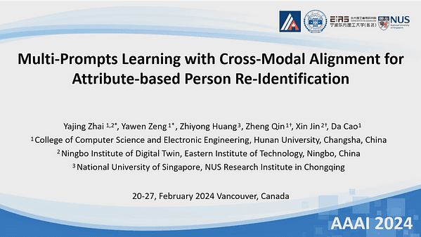 Multi-Prompts Learning with Cross-Modal Alignment for Attribute-Based Person Re-identification