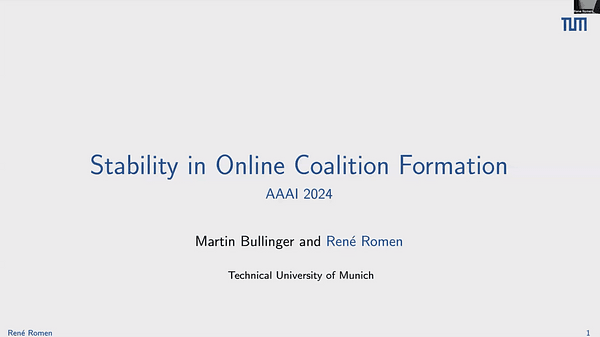 Stability in Online Coalition Formation