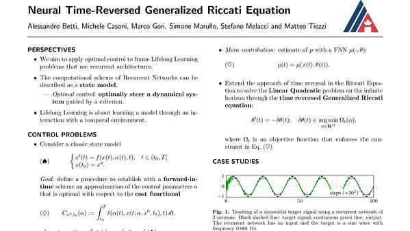 Neural Time-Reversed Generalized Riccati Equation