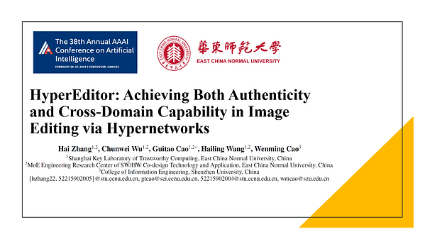 HyperEditor: Achieving Both Authenticity and Cross-Domain Capability in Image Editing via Hypernetworks | VIDEO