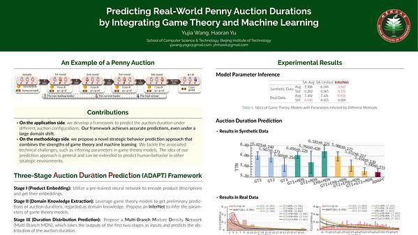 Predicting Real-World Penny Auction Durations by Integrating Game Theory and Machine Learning