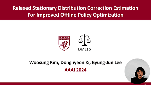 Relaxed Stationary Distribution Correction Estimation for Improved Offline Policy Optimization