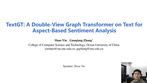 TextGT: A Double-View Graph Transformer on Text for Aspect-Based Sentiment Analysis