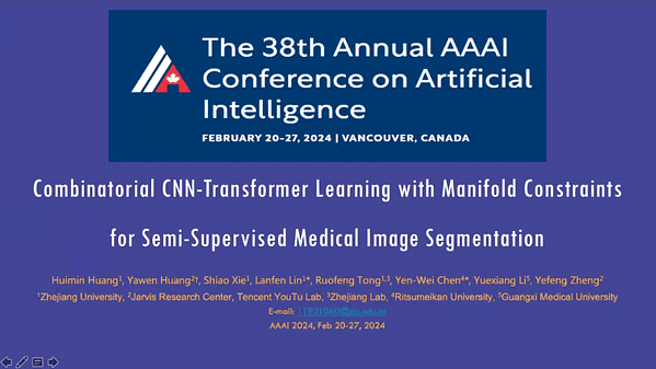 Combinatorial CNN-Transformer Learning with Manifold Constraints for Semi-supervised Medical Image Segmentation