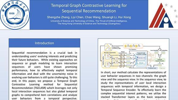 Temporal Graph Contrastive Learning for Sequential Recommendation