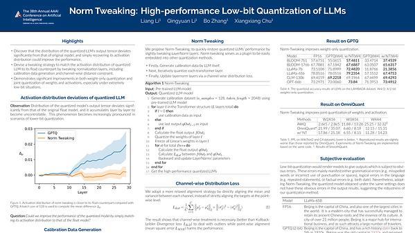 Norm Tweaking: High-Performance Low-Bit Quantization of Large Language Models