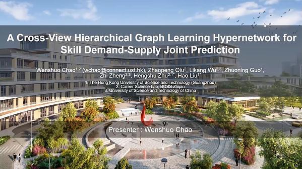 A Cross-View Hierarchical Graph Learning Hypernetwork for Skill Demand-Supply Joint Prediction | VIDEO