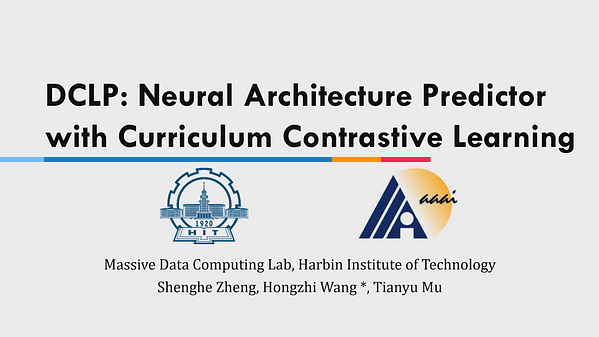 DCLP: Neural Architecture Predictor with Curriculum Contrastive Learning