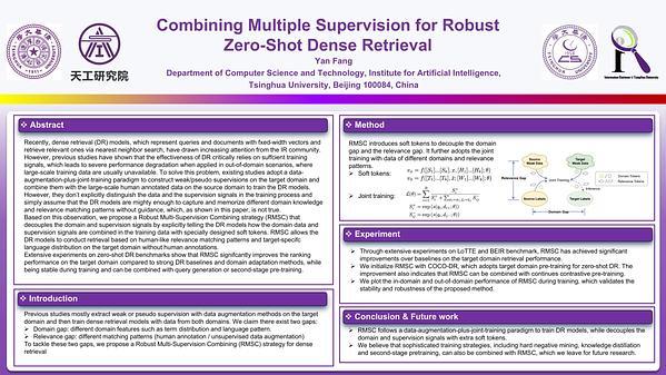 Combining Multiple Supervision for Robust Zero-Shot Dense Retrieval