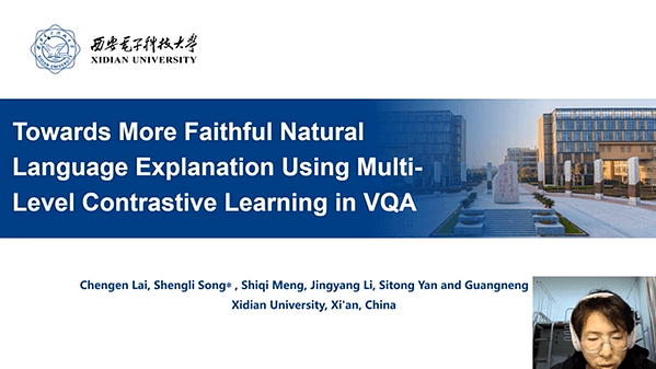 Towards More Faithful Natural Language Explanation Using Multi-Level Contrastive Learning in VQA | VIDEO