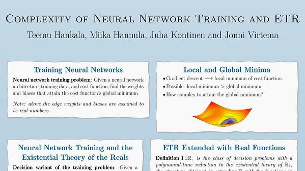 Complexity of Neural Network Training and ETR: Extensions with Effectively Continuous Functions