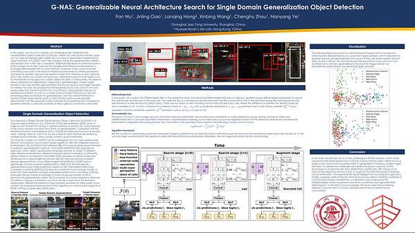 G-NAS: Generalizable Neural Architecture Search for Single Domain Generalization Object Detection