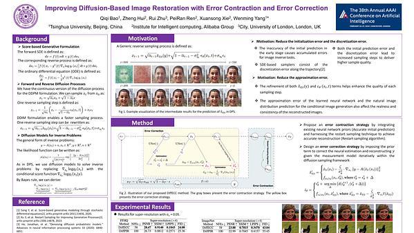 Improving Diffusion-Based Image Restoration with Error Contraction and Error Correction