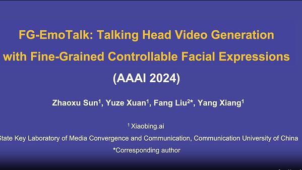 FG-EmoTalk: Talking Head Video Generation with Fine-Grained Controllable Facial Expressions