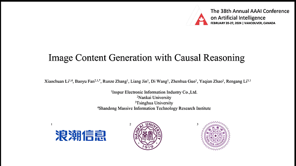 Image Content Generation with Causal Reasoning | VIDEO