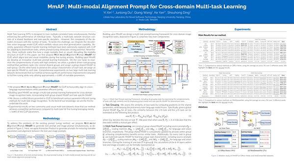 MmAP: Multi-Modal Alignment Prompt for Cross-Domain Multi-Task Learning