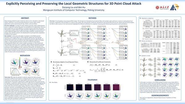 Explicitly Perceiving and Preserving the Local Geometric Structures for 3D Point Cloud Attack