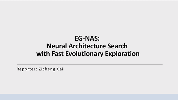 EG-NAS: Neural Architecture Search with Fast Evolutionary Exploration