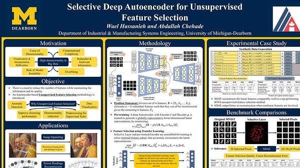 Selective Deep Autoencoder for Unsupervised Feature Selection