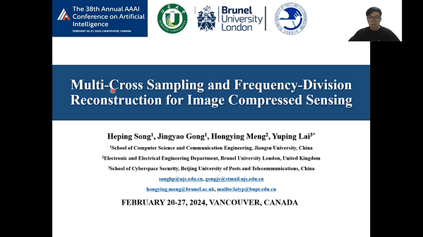 Multi-Cross Sampling and Frequency-Division Reconstruction for Image Compressed Sensing