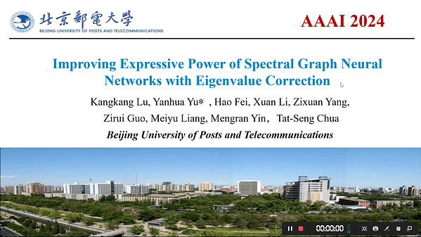 Improving Expressive Power of Spectral Graph Neural Networks with Eigenvalue Correction