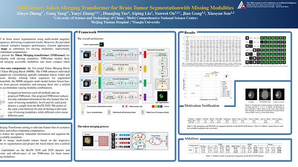 TMFormer: Token Merging Transformer for Brain Tumor Segmentation with Missing Modalities