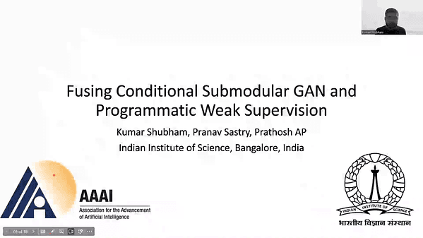 Fusing Conditional Submodular GAN and Programmatic Weak Supervision